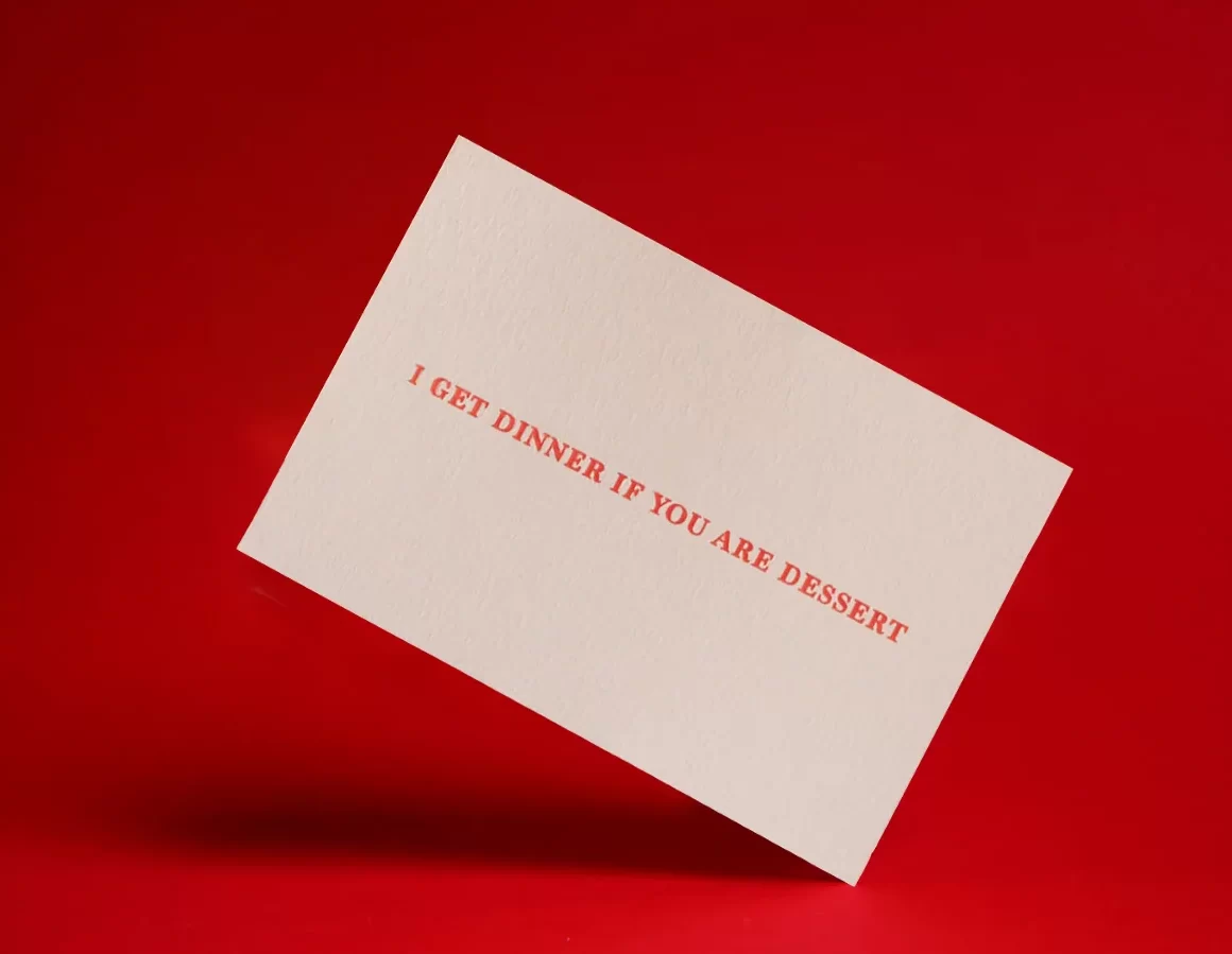 I GET DINNER IF YOU ARE DESSERT Kinky Card