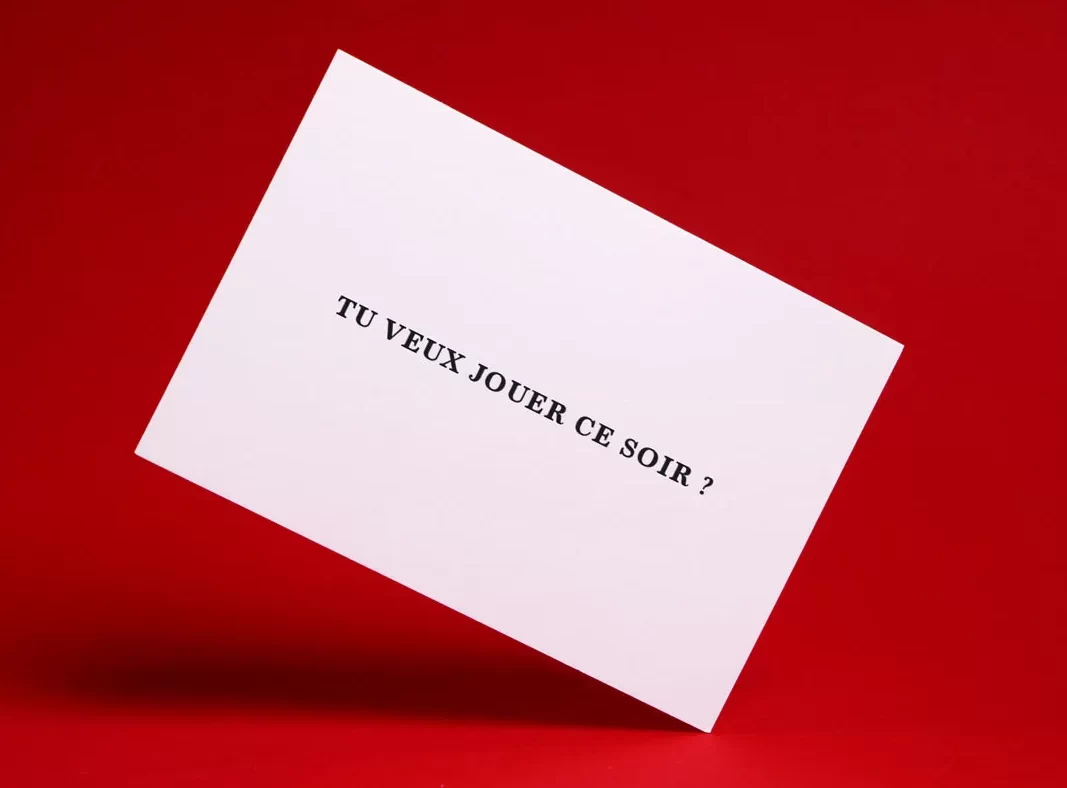 TU VEUX JOUER CE SOIR? Kinky Card