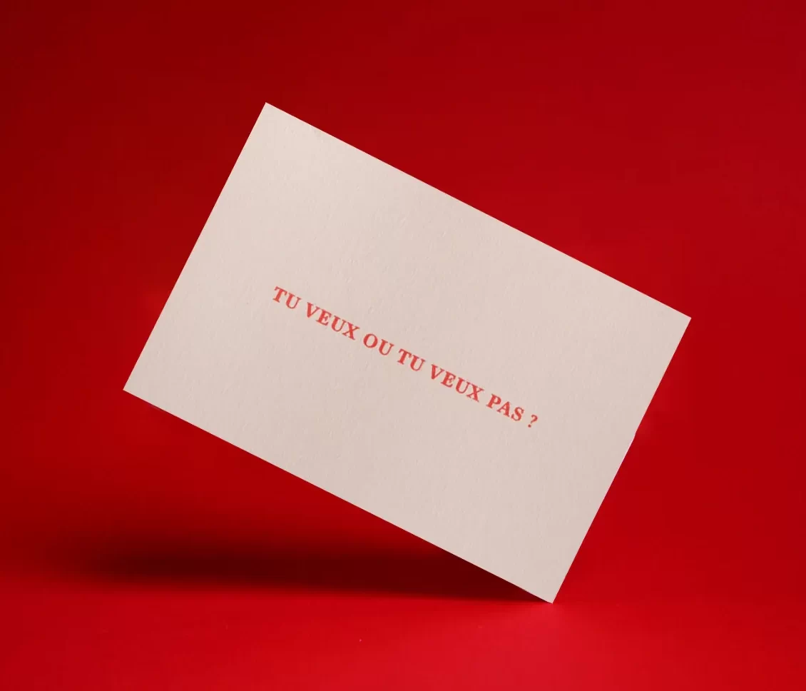 TU VEUX OU TU VEUX PAS? Kinky Card