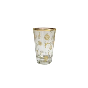 ASTRES Gold Mini Glass Cup Set of 4