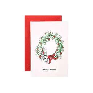 CHRISTMAS WREATH BNB 2023 Greeting Card