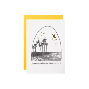 EMBRASSE-MOI Greeting Card