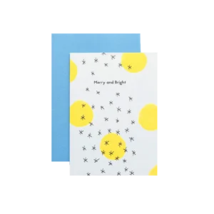 MERRY AND BRIGHT Greeting Card