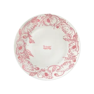 POPPY Pink Plate Regular Set of 4