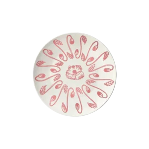 POPPY Pink Plate Small Set of 4