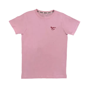 CLASSIC PINK EMBROIDERED T-shirt