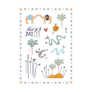 SUR LE NIL Sticker Sheet