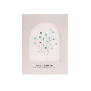 WILD FLOWER SET OF 8 Greeting Cards