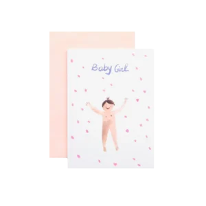 BABY GIRL Greeting Card