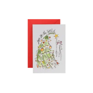 CHRISTMAS KITTY Greeting Card