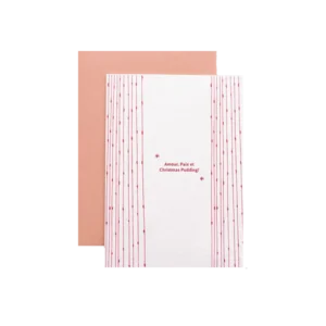 CHRISTMAS PUDDING Greeting Card