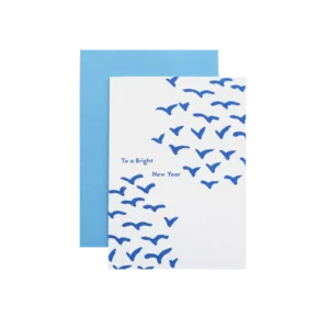 TO A BRIGHT NEW YEAR Greeting Card