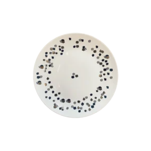 CORNUCOPIA Green Small Plate Set of 4