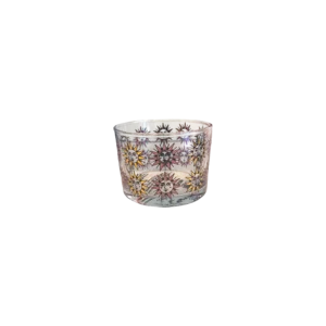 CORNUCOPIA Pink Glass Cup Set of 4