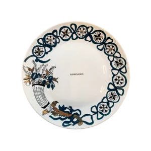 CORNUCOPIA Green Regular Plate Set of 4
